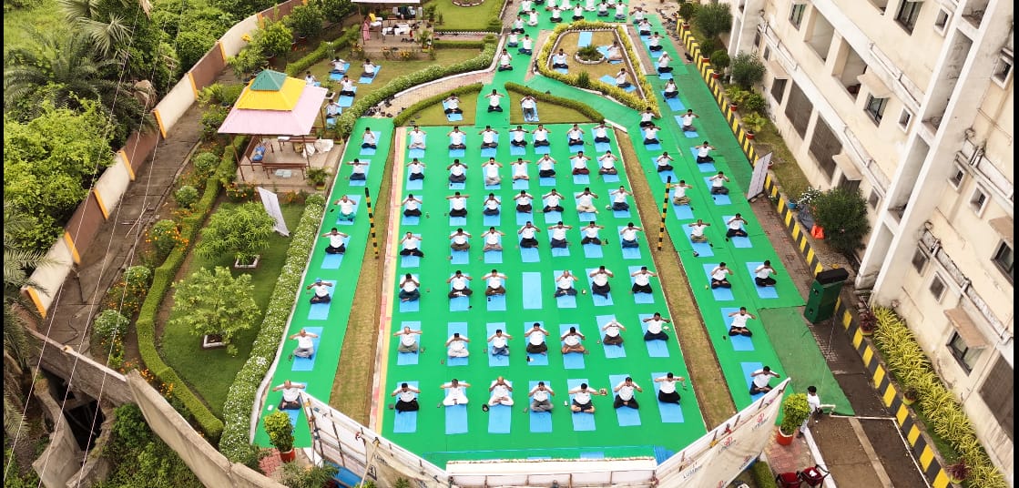 Yoga session